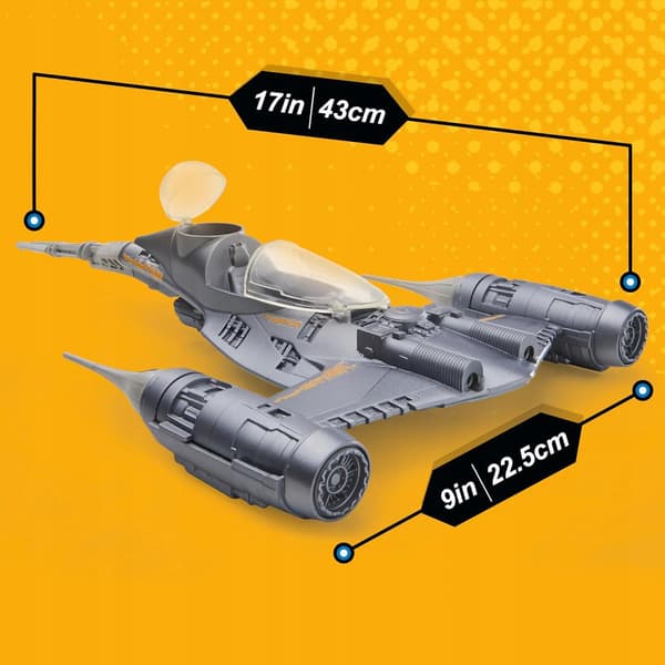 N-1 MANDALORIAN FIGHTER 43CM GROGU FIGURES SET