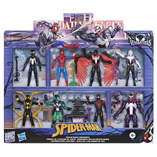Marvel Spider-Man: Venom Versus – Web Slinging Showdown – 8 figures – Hasbro G1407