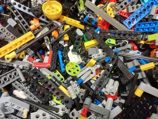Lego Technic original mixed bricks, 500g (0.5 kg)!