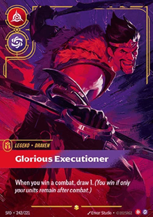 Riftbound SFD Draven, Glorious Executioner