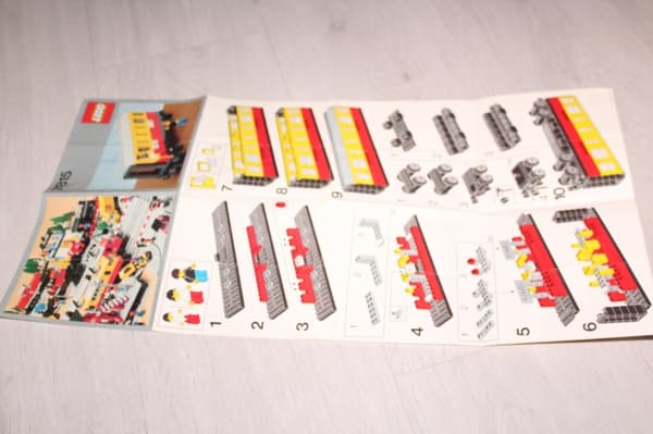 LEGO CITY TOWN TRAIN 7815 INSTRUCTIONS: Passenger Carriage / Sleeper