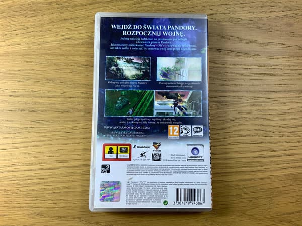 AVATAR GAME – disc in very good+ condition, complete set with Polish PSP version