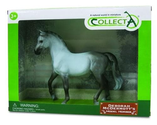 COLLECTA ARABIAN MARE GREY 1:12 SCALE MODEL IN PACKAGING (DELUXE) Grey mare