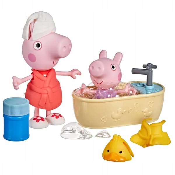 Peppa Pig: Bubble Bath – Peppa and Evie Figure with Accessories – Hasbro G2184