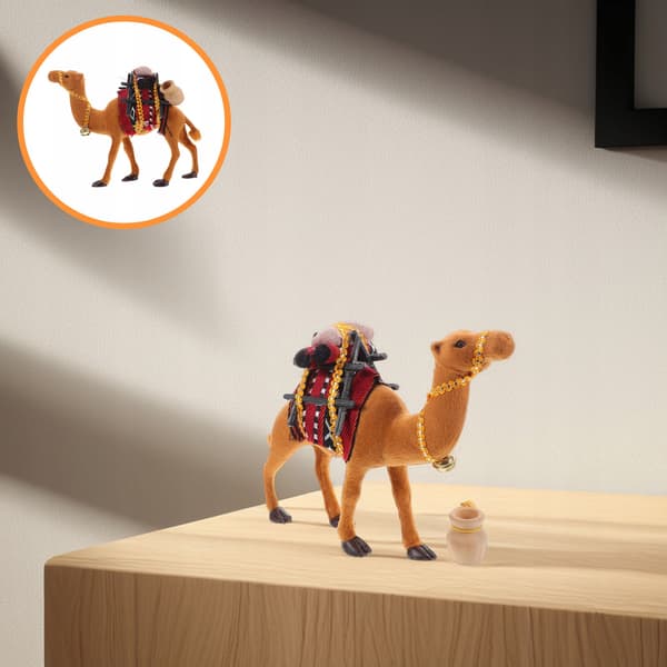 MINIATURE CAMEL FIGURINE – HOME DECOR WITH A REALISTIC DESIGN