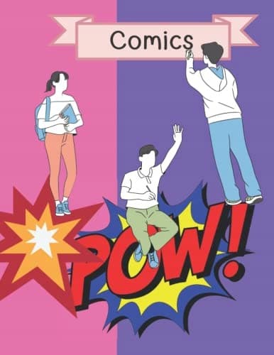 Comics: 100 Blank Pages with Different Templates every 10 Pages 8.5"x11" Bi