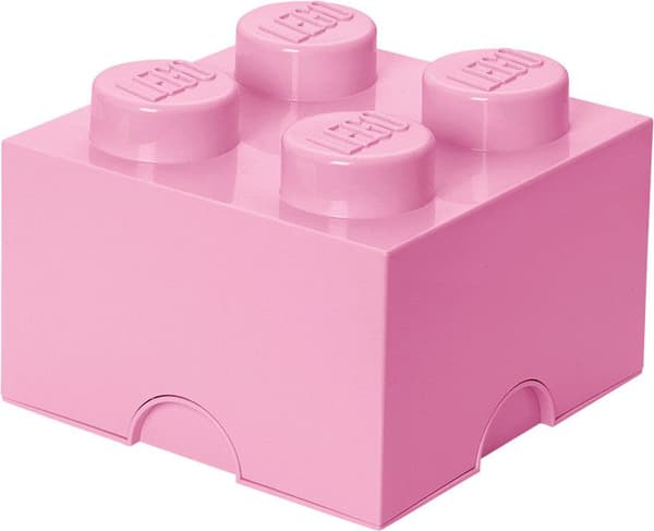 LEGO Storage Brick 4 container, pink