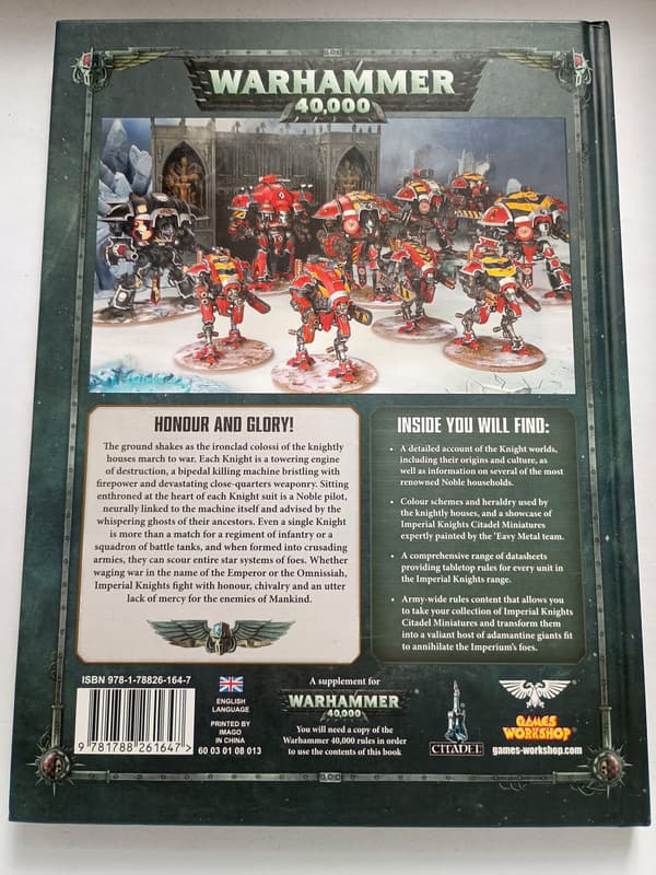 Imperial Knights Codex No. 24 – 8th Edition