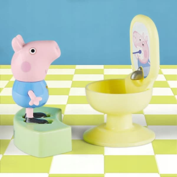 PEPPA PIG JERZYK’S BATH TIME BATHROOM SET WITH 7 ACCESSORIES
