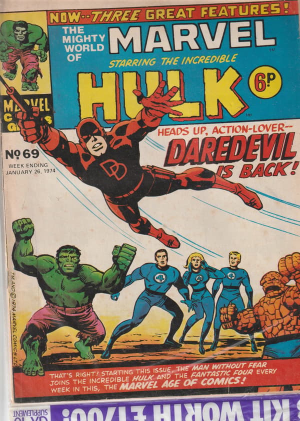 Marvel Hulk No. 69, January 1974 (English)