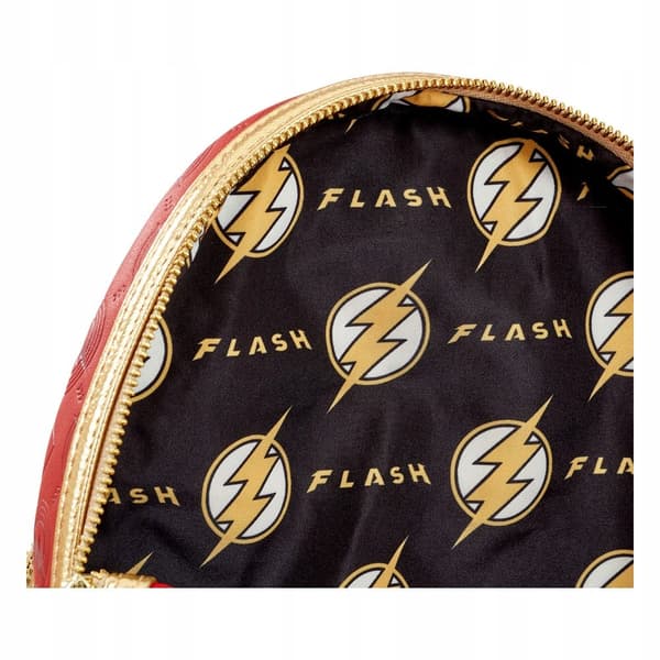 Loungefly DC Comics The Flash mini rucksack, leather, 23x12x27 cm