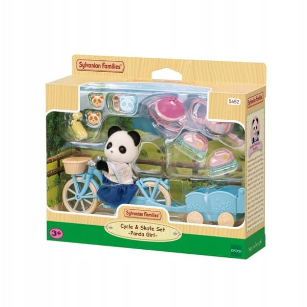 Sylvanian Families Panda Bicycle and Roller Skates Set