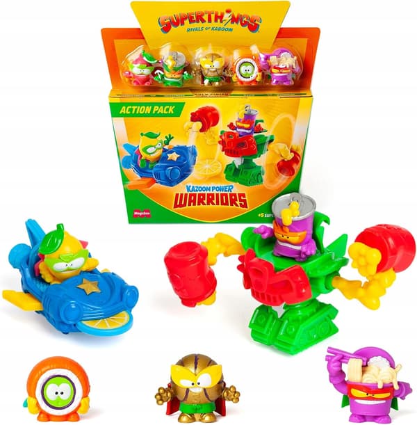 Superthings Warriors Action Pack: SLIDER ROBOT SET & FIGURES by MagicBox