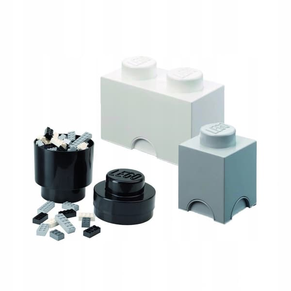 LEGO 3-in-1 Container Set (Grey)