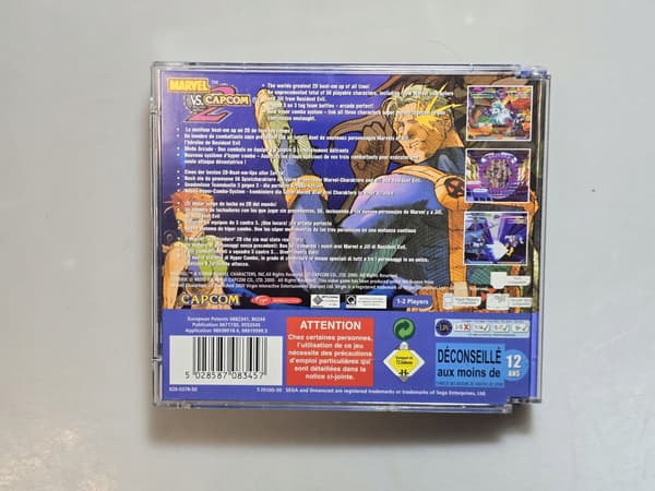 MARVEL VS CAPCOM 2 SEGA DREAMCAST