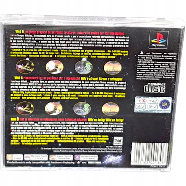 WILD 9 PS1 PSX PlayStation (PSX) #3