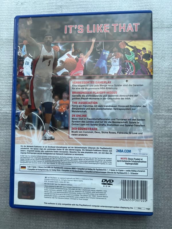 NBA 2K8 PS2