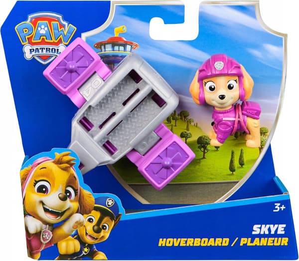 PSI PATROL Core Action Pups Skye and the Plane Figure