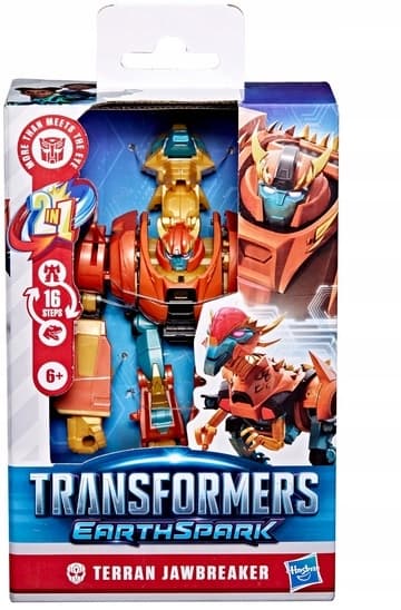Transformers EARTHSPARK Terran Robot Jawbreaker 2-in-1 Transforming Figure