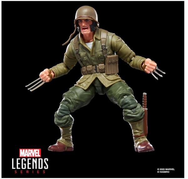 MARVEL LEGENDS WOLVERINE LOGAN WWII FIGURE 15 CM TOY GIFT ACCESSORIES