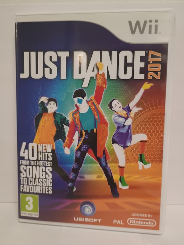 Just Dance 2017 for Nintendo Wii (English version), complete set