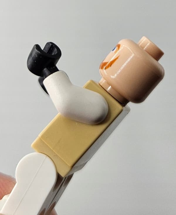 Lego Star Wars minifigure sw0197 Obi-Wan Kenobi DEFECT /