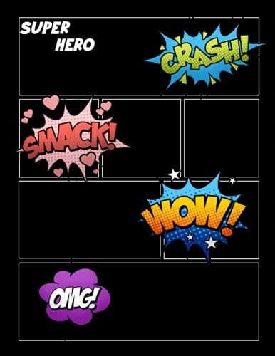 SUPER HERO: Blank Comic Book/Create Your Own Comics With This Comic Book, Jo