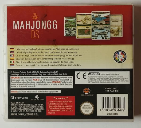 Mahjongg DS for Nintendo DS