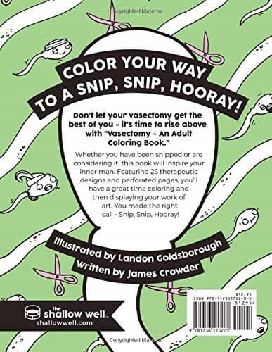 Vasectomy: An Adult Colouring Book