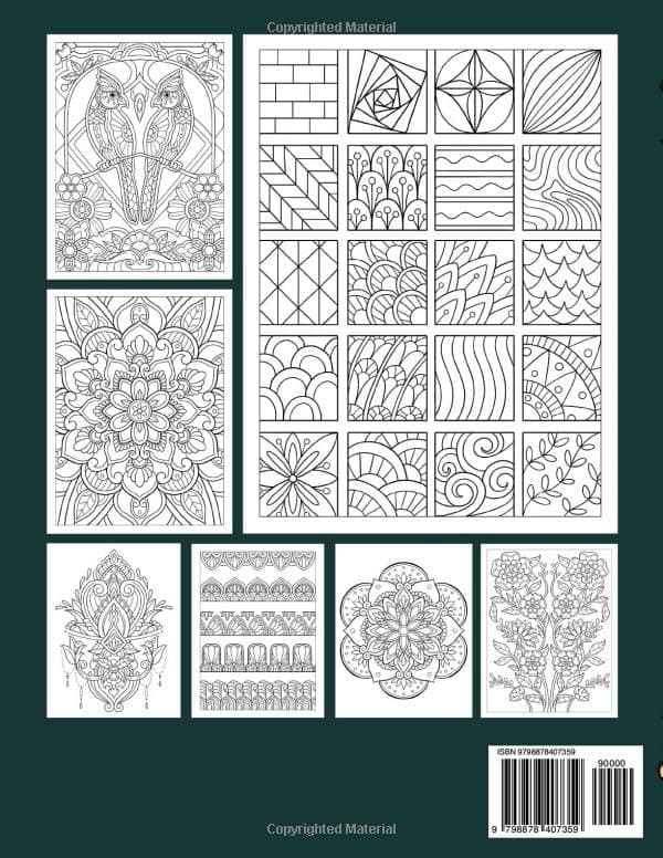 Wyo, Coco Mindful Patterns: An Adult Colouring Book with Easy and Relaxing Designs