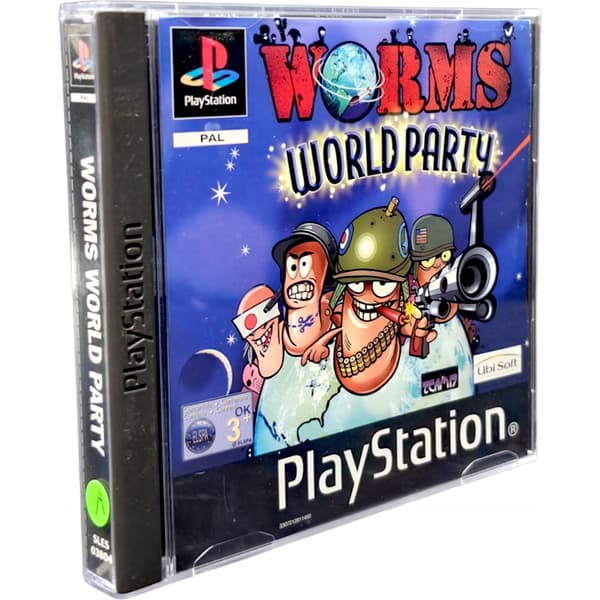 WORMS WORLD PARTY PSX PS1 PlayStation #1