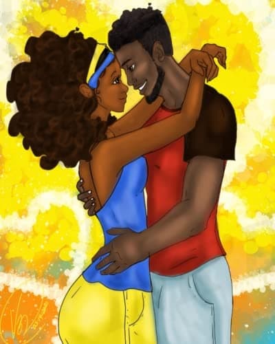 Black Love Sketchbook: Couples Edition