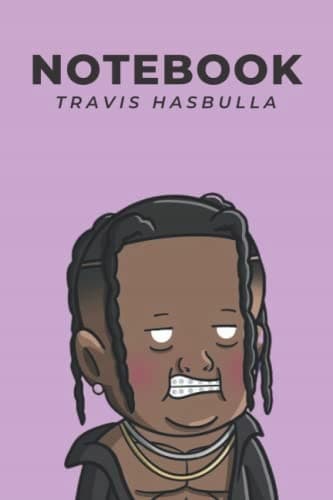 Crypto Hasbulla notebook, Travis edition #803: Violet, 6×9 lined, 120 pages