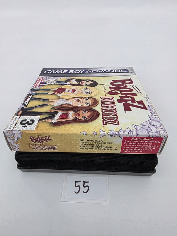 GAME BOY ADVANCE BRATZ DIAMONDZ ORIGINAL CARTON BOX