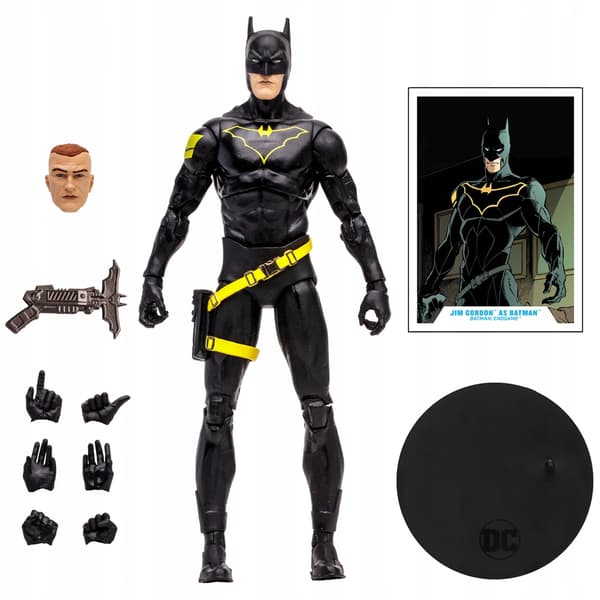 Jim Gordon as Batman figurine from the DC Multiverse series