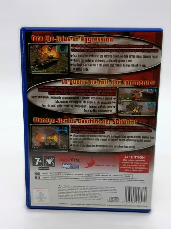 Tank Elite game for the Sony PlayStation 2 (PS2)