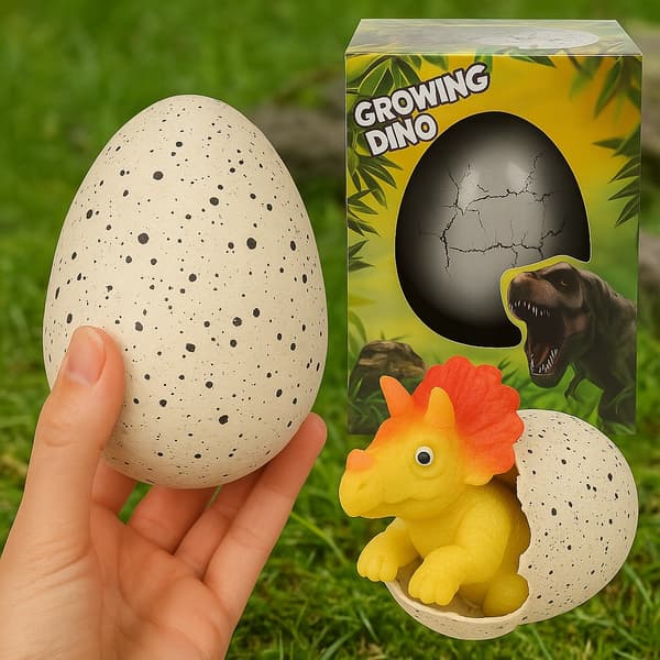 LARGE EGG – DINOSAUR EGG – HATCHING – GROWING IN 24 HOURS – T-REX XXL DINOSAUR