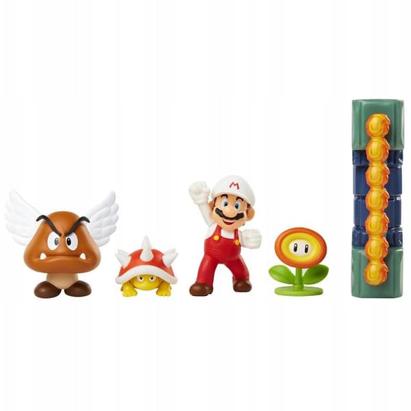 Super Mario Lava Castle + 4 minifigures set, ages 3+