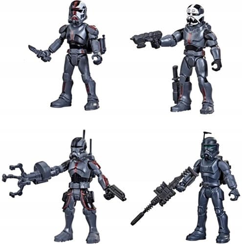 Star Wars Mission Fleet Bad Batch 4-pack Action Figures Set – Star Wars by Hasbro