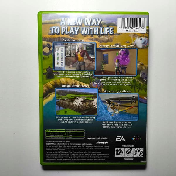 The Sims 2 XBOX EX GAME