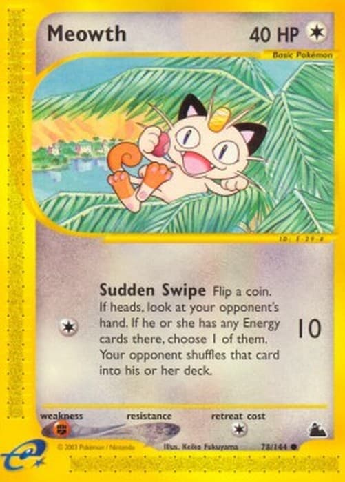 Pokemon TCG Meowth