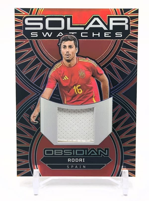 PANINI OBSIDIAN 2024/2025 RODRI SPAIN PATCH RELIC JERSEY 109/199