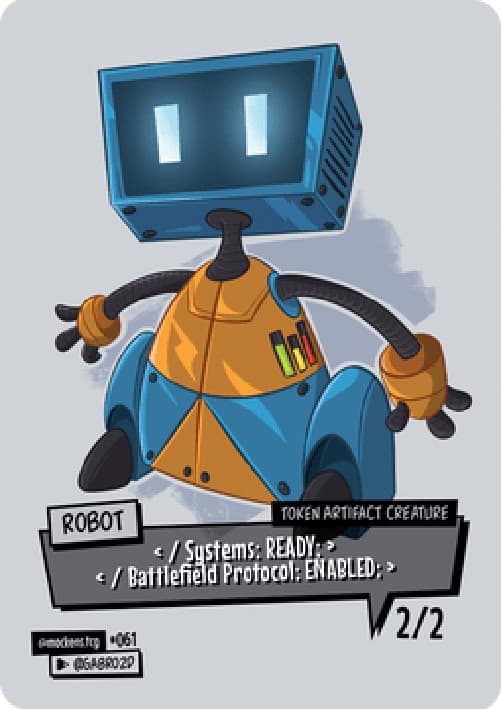 Magic: The Gathering Robot Token
