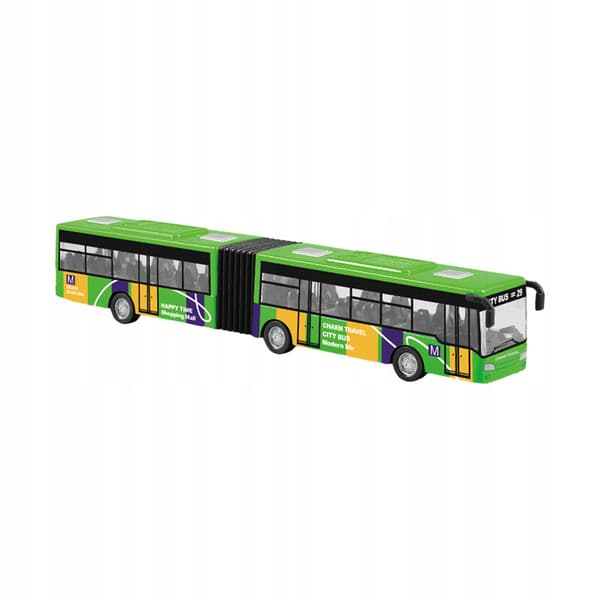 Simulation: Transit Bus Model – Educational Metal Party Favours, Diecast, Green