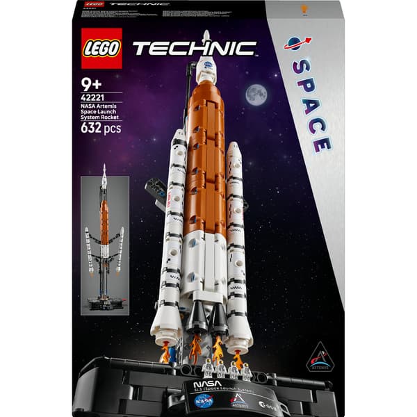 LEGO Technic NASA Artemis SLS Rocket, 632 pieces, ages 9 and over