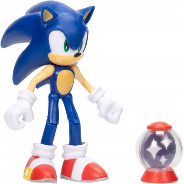 SONIC THE HEDGEHOG JAKKS PACIFIC SONIC FIGURE + INVINCIBLE ITEM BOX