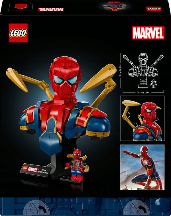 LEGO Marvel Iron Spider-Man Bust 76326