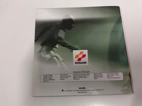 ISS PRO EVOLUTION PSX ENG BOOKLET / MANUAL