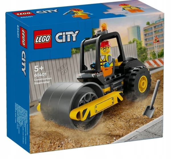 LEGO CITY BUILDING BRICKS: ROAD ROLLER, 78 PIECES, 5+