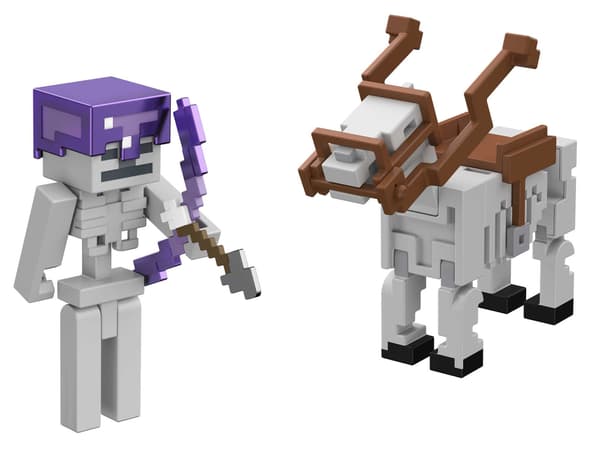 MATTEL Minecraft Ravager and Raid Figures